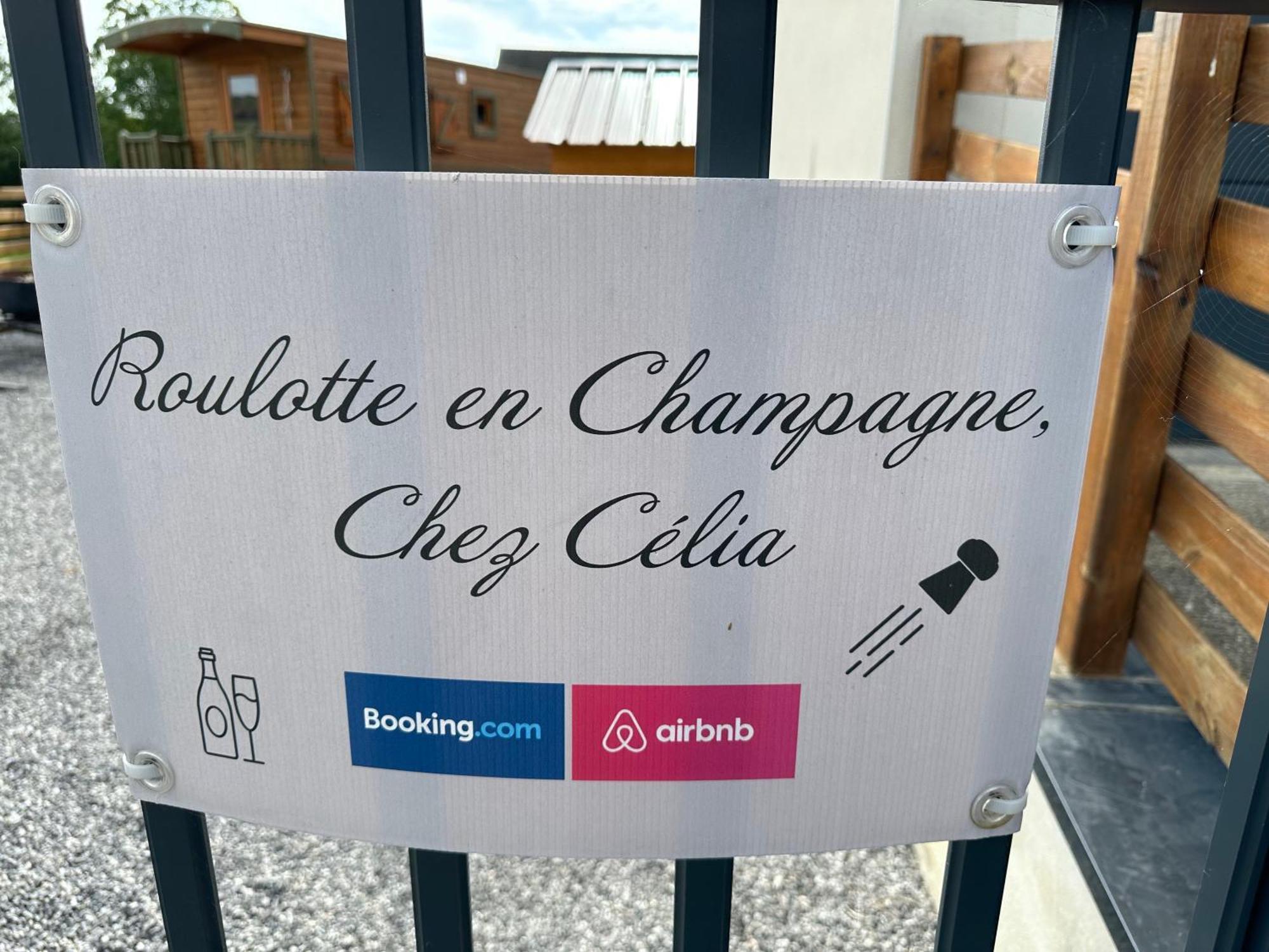 Fleury-la-Riviere Chez Celia, Roulotte En Champagneヴィラ エクステリア 写真